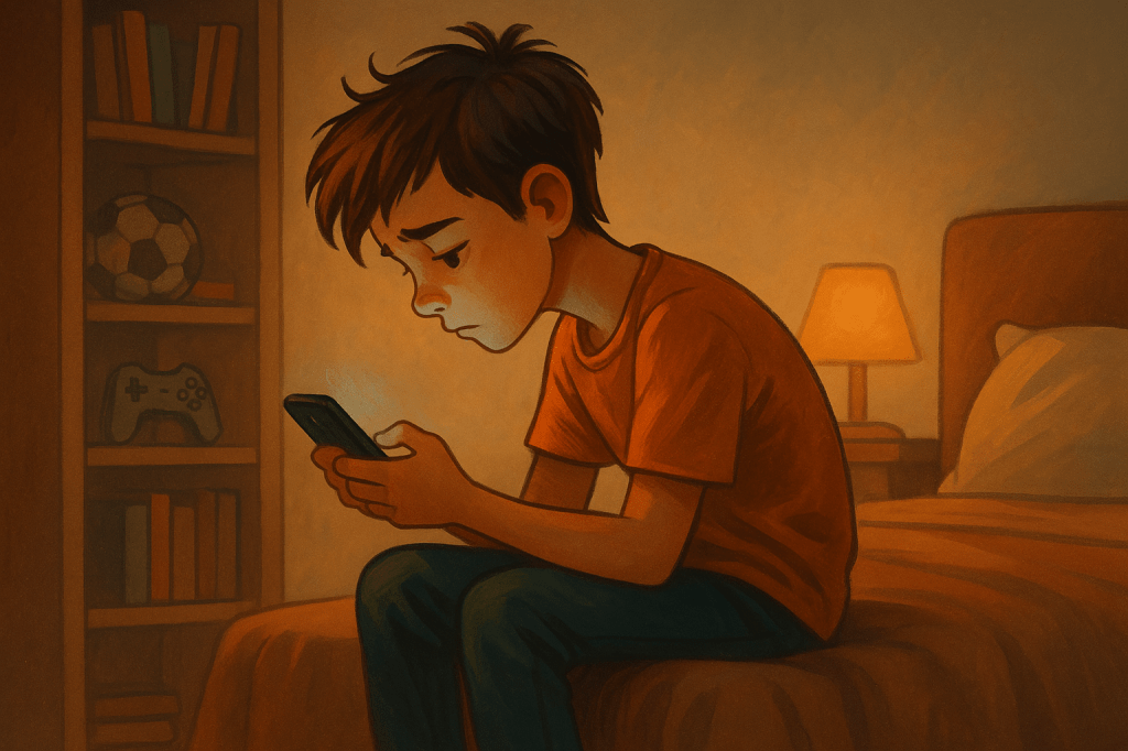 O que está acontecendo com os meninos no uso das redes sociais?